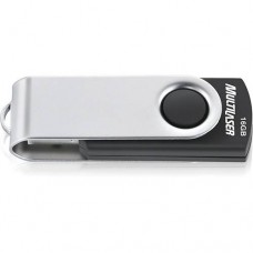 PEN DRIVE 16 GB PRETO TWIST USB 2.0 PD588 MULTILASER PEN DRIVE 16 GB PRETO TWIST USB 2.0 PD588 MULTILASER